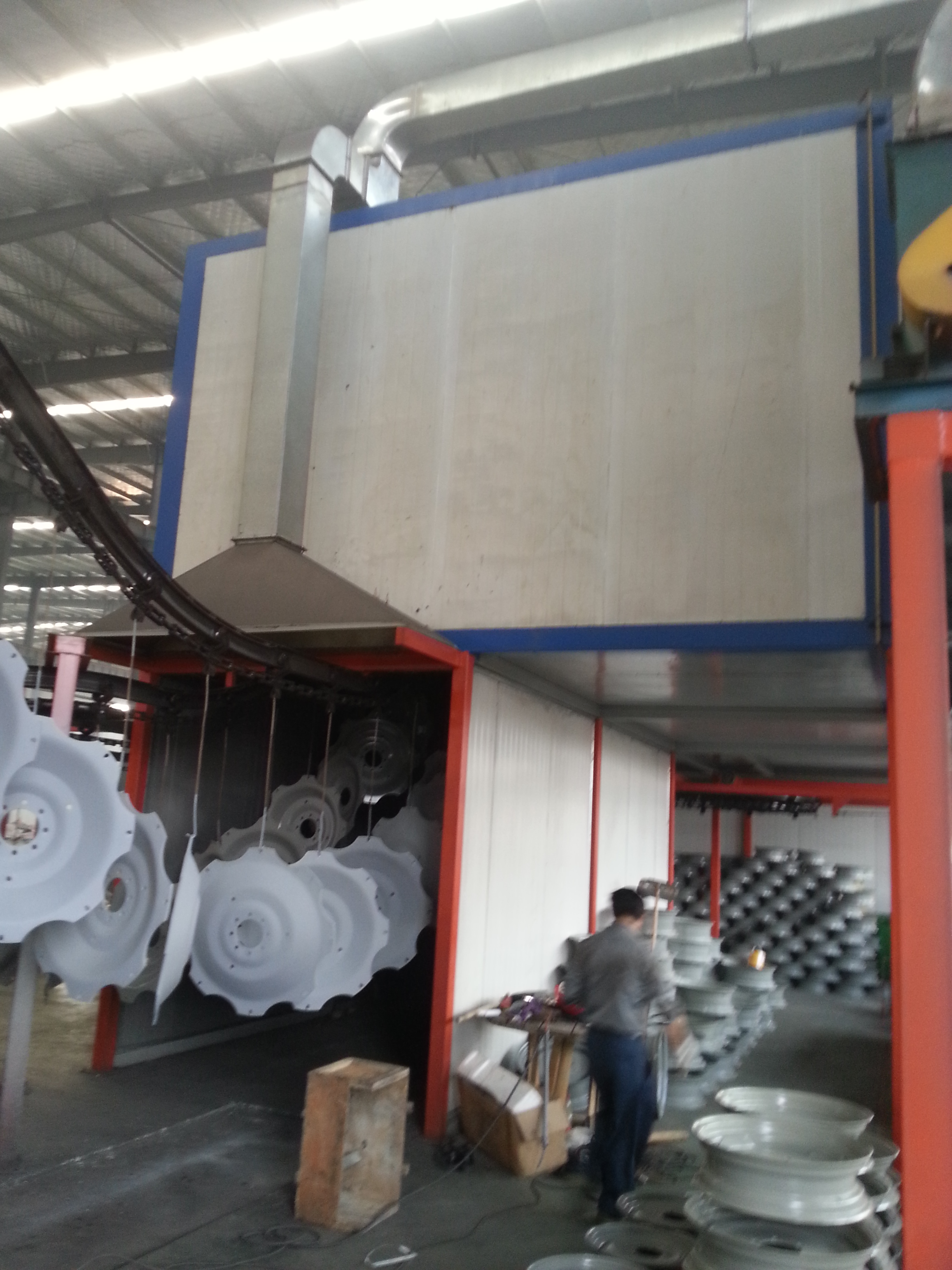 型钢车轮桥式烘干室 型钢车轮桥式烘干室